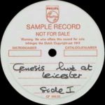 GenesisLive - Test Pressing